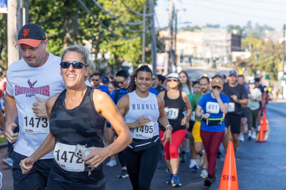 Runners on the course